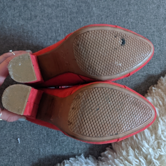 Red Heeled Booties ♥️🍒 - Picture 3 of 5